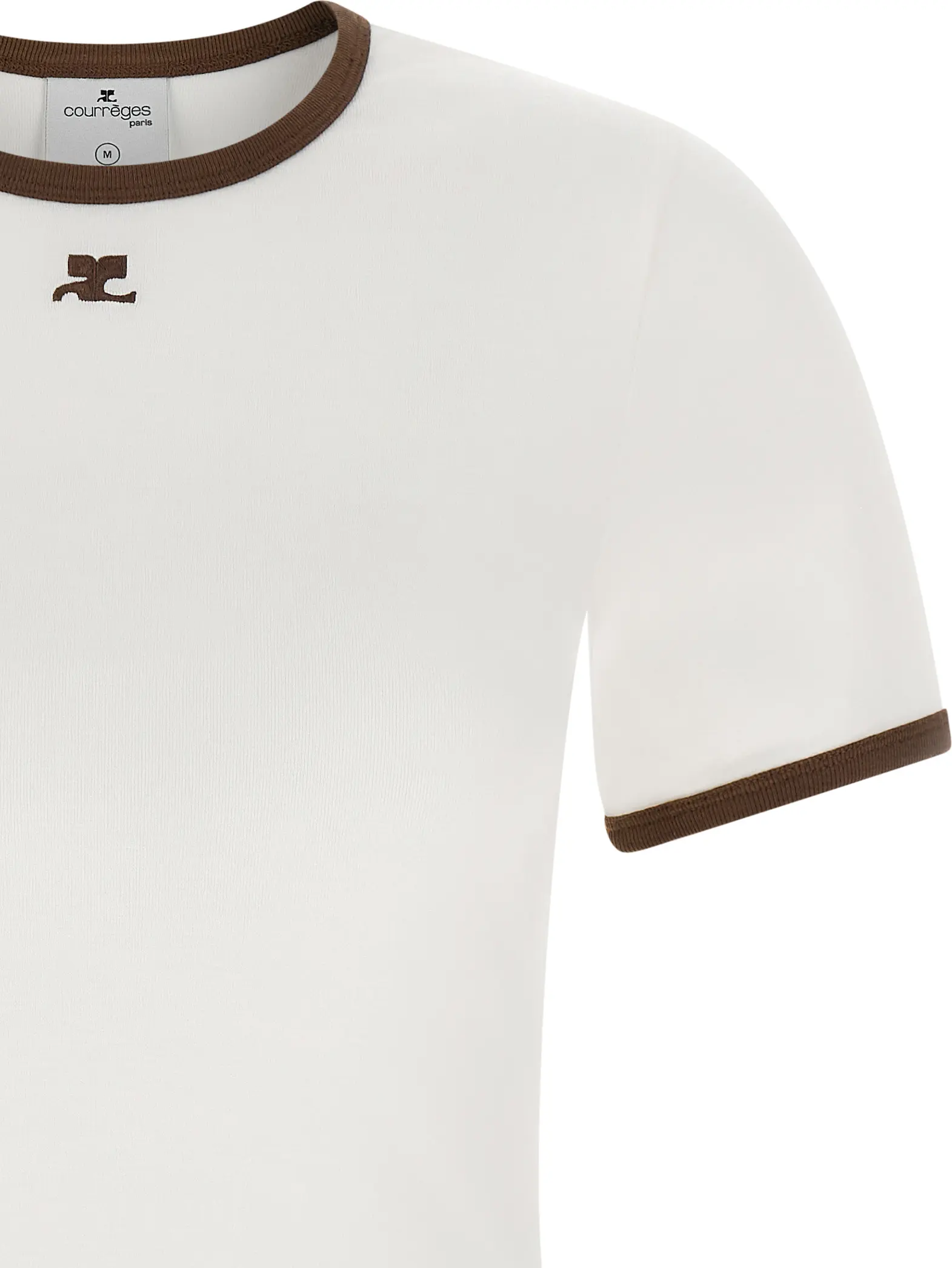 Футболка Courreges Signature Contrast
