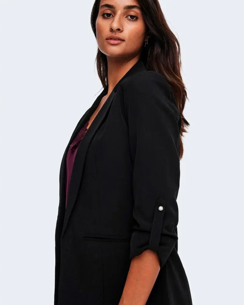 ONLY Blazer Черный Полиэстер