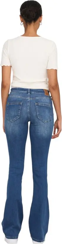 Джинсы ONLY синие эластичные Bootcut