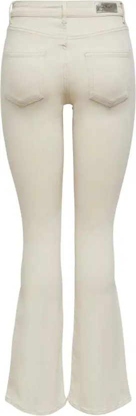 Джинсы ONLY Cream Cotton Bootcut