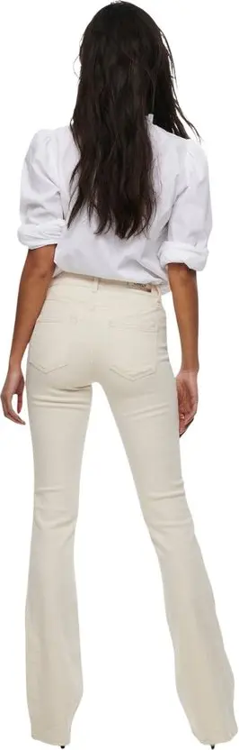 Джинсы ONLY Cream Cotton Bootcut