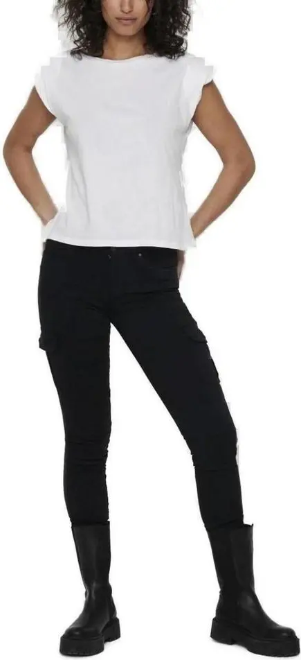 Джинсы ONLY Черные Хлопковые Skinny