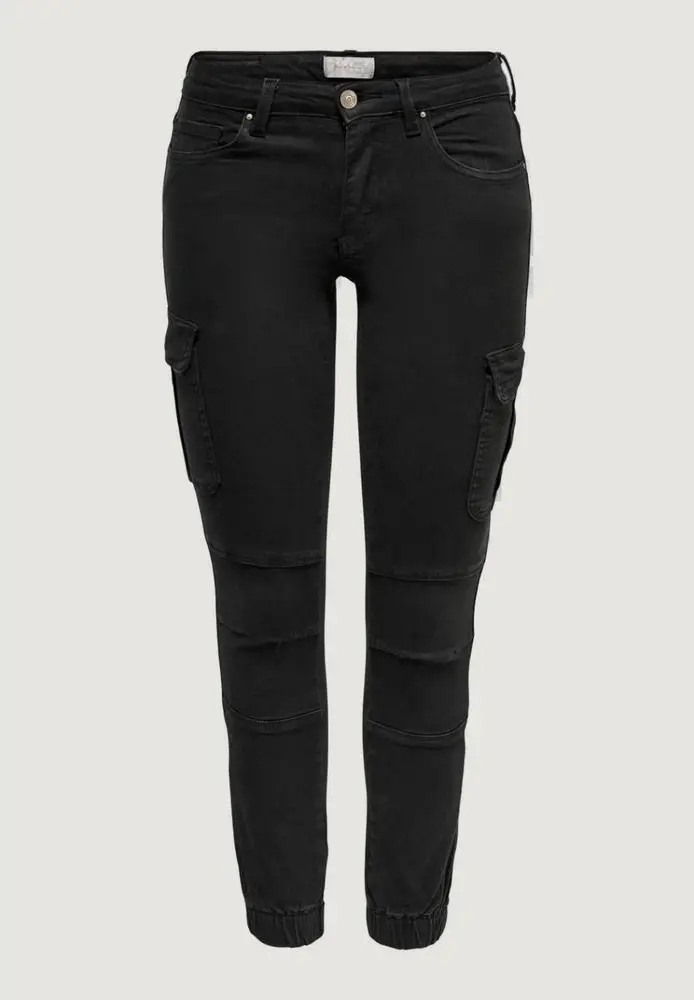 Джинсы ONLY Черные Хлопковые Skinny