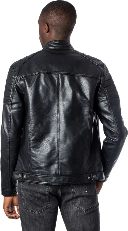 Кожаная куртка Jack & Jones