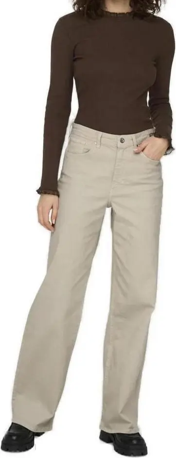 Jeans ONLY Beige Cotton Relaxed Fit