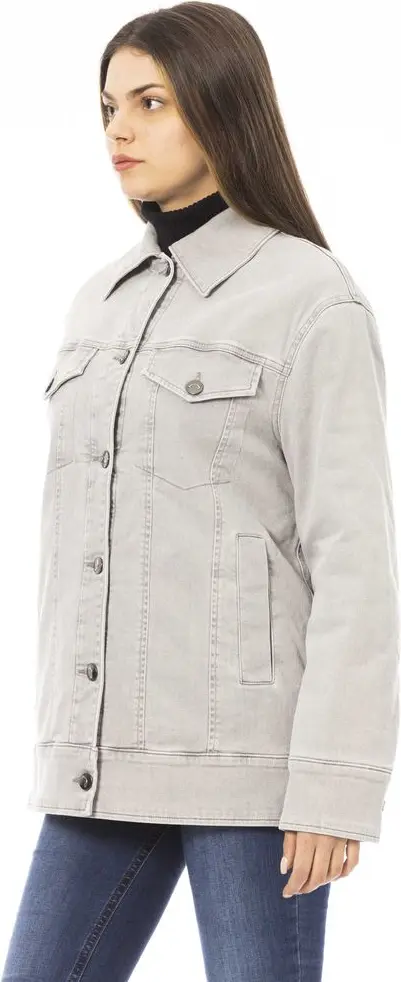 Gray Cotton Jacket Jacob Cohen