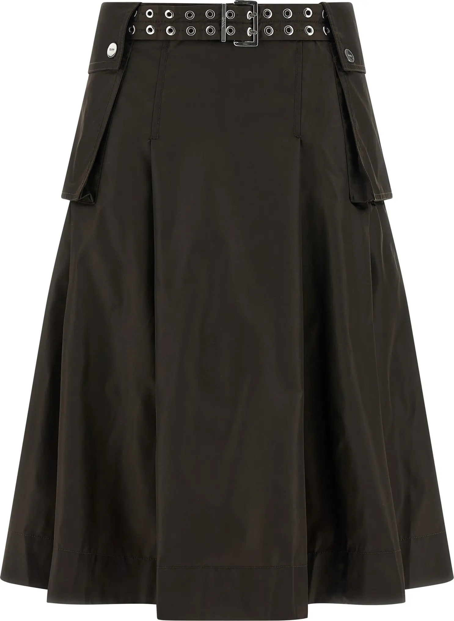 Юбка GANNI Duchesse Nylon Pleated